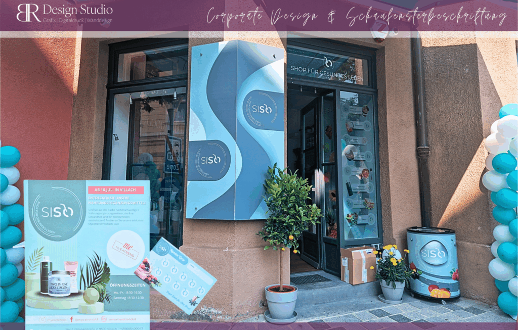 Corporate Design & Schaufensterbeschriftung
